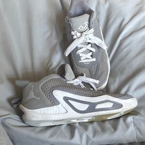 Nike Kids Sneakers Gray and White